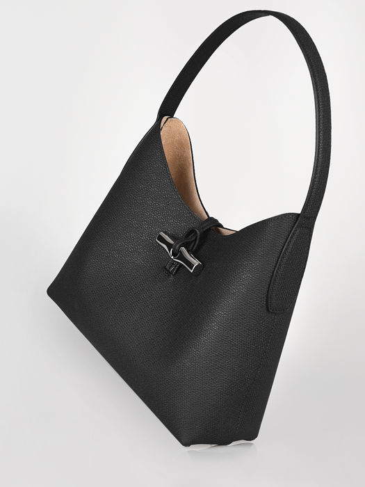 Longchamp Roseau Schoudertas Zwart